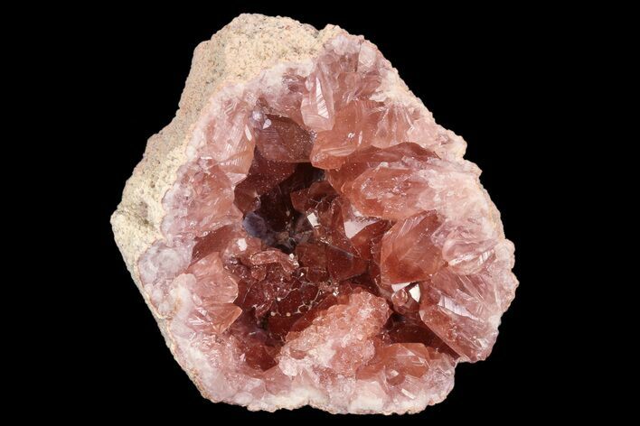 Pink Amethyst Geode (NEW FIND) - Argentina #84490